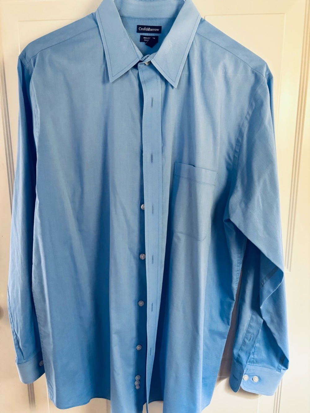 Classic Button-Down Dress Shirt - Light Blue